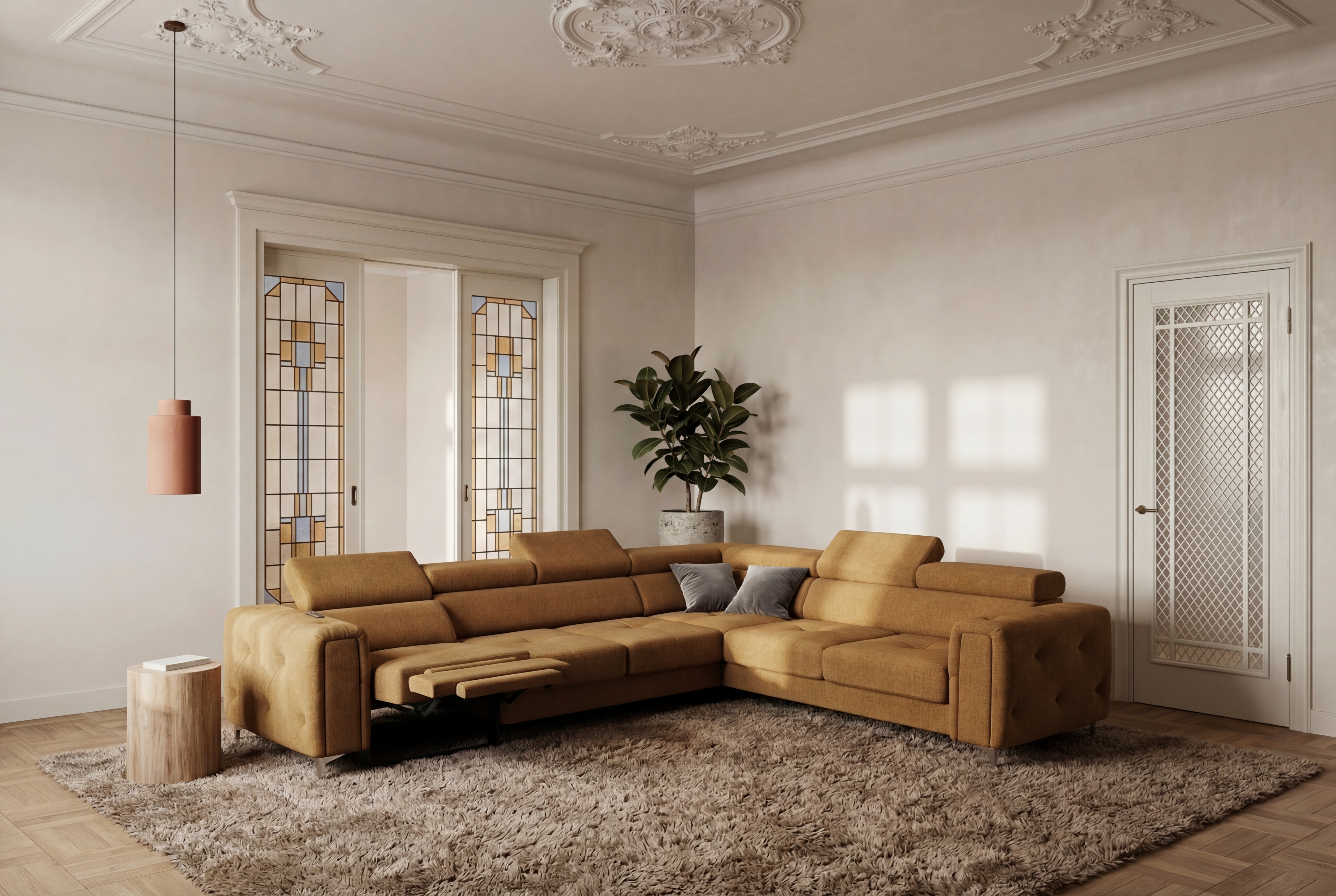 Ecksofa Orion I Relax Moly 51
